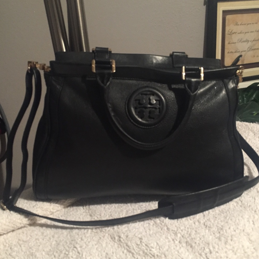 TORY BURCH 100% AUTHENTIC Black Crossbody Bag